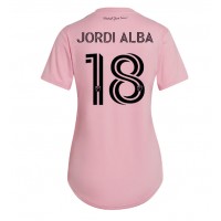 Fotballdrakt Dame Inter Miami Jordi Alba #18 Hjemmedrakt 2023-24 Kortermet